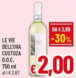 Famila Market Le vie dell'uva custoza d.o.c. offerta