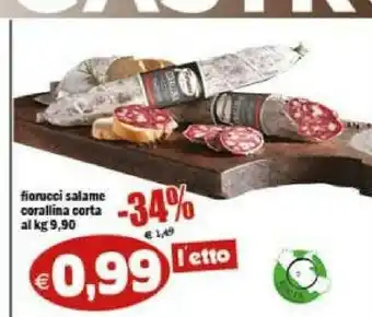 Salame corallina corta