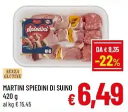 Famila Market Martini spiedini di suino offerta