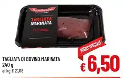 Famila Market Tagliata di bovino marinata Santo Stefano offerta