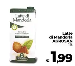 Coop Radenza Latte di Mandorla Agrosan offerta