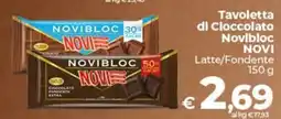 Coop Radenza Tavoletta di Cioccolato Novibloc NOVI offerta