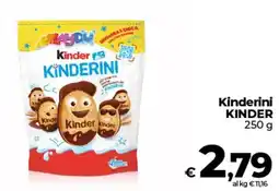 Ipercoop Radenza Kinderini Kinder offerta