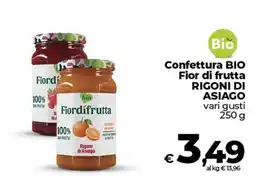 Ipercoop Radenza Fiorifrutta Confettura BIO Fior di frutta offerta