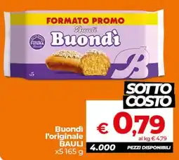 Ipercoop Radenza Buondi l'originale BAULI offerta