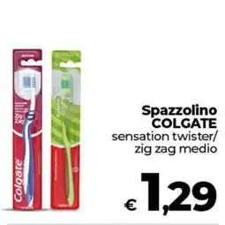 Ipercoop Radenza Spazzolino Colgate sensation twister offerta