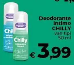 Ipercoop Radenza Deodorante Intimo Chilly offerta