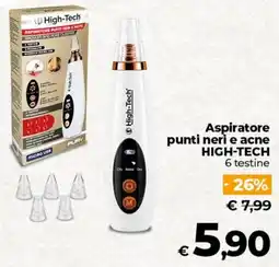 Ipercoop Radenza Aspiratore punti neri e acne HIGH-TECH offerta