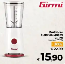Ipercoop Radenza Frullatore elettrico Girmi offerta