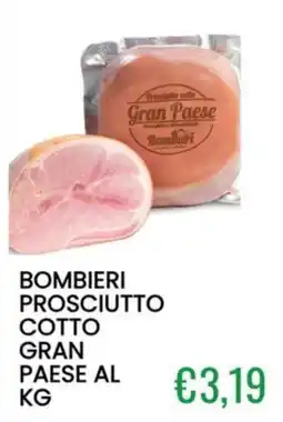 Sugros Bombieri Prosciutto Cotto Gran Paese offerta