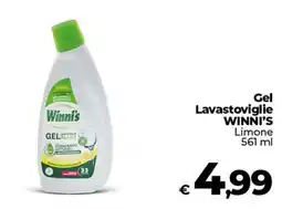 Ipercoop Radenza Gel Lavastoviglie WINNI'S offerta