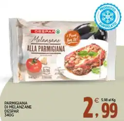 Interspar Melanzane alla Parmigiana Despar offerta