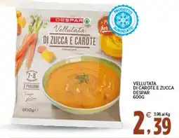 Interspar Vellutata di zucca e carote Despar offerta