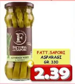 MercADone Fattoria dei Sapori asparagi verdi offerta