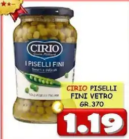 MercADone Cirio piselli fini offerta