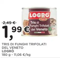 Poli Tris di funghi trifolati del veneto logro offerta