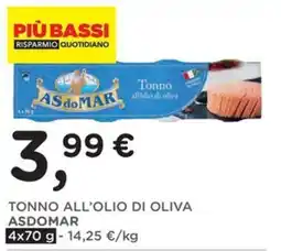 Poli Tonno all'olio di oliva Asdomar offerta