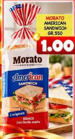 MercADone Morato American Sandwich offerta