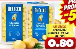 MercADone De Cecco Gnocchi/Chicche Patate offerta