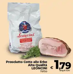 Ipercoop Radenza Prosciutto Cotto alle Erbe Leoncini offerta