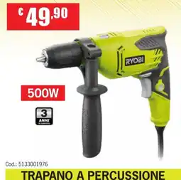 Centro Brico Trapano a percussione Ryobi offerta