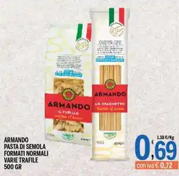Gruppo Pascar Armando pasta di semola offerta