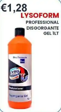 Caramico Lysoform professional disgorante gel offerta