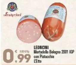 Punto é market Leoncini Mortadella Bologna 2001 IGP con Pistacchio offerta