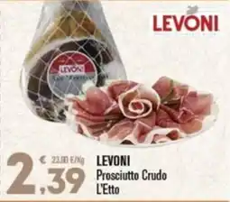 Punto é market Levoni Prosciutto Crudo offerta