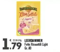 Punto é market Leerdammer Fette Xtrasottili Light offerta