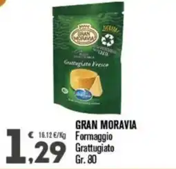 Punto é market Gran Moravia Formaggio Grattugiato offerta