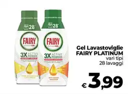 Coop Radenza Gel Lavastoviglie Fairy Platinum offerta