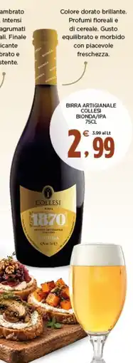 Interspar Birra artigianale Collesi Bionda/IPA offerta