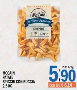 Gruppo Pascar McCain patate spicchi con buccia offerta