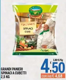 Gruppo Pascar Spinaci a cubetti offerta
