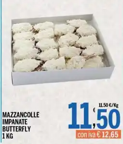 Gruppo Pascar Mazzancolle impanate butterfly offerta