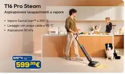 DIMOStore T16 Pro Steam Aspirapolvere lavapavimenti a vapore offerta