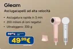 DIMOStore Gleam Asciugacapelli ad alta velocità offerta