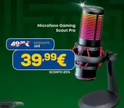 DIMOStore Microfono Gaming Scout Pro offerta