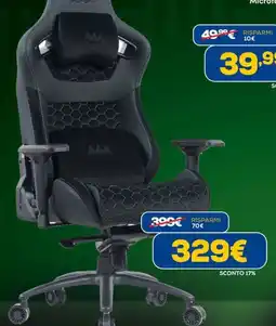 DIMOStore Microtech gaming chair offerta