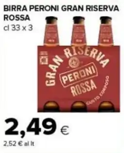 Tigre Amico Birra Peroni Gran Riserva Rossa offerta