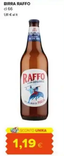 Tigre Amico Birra Raffo offerta