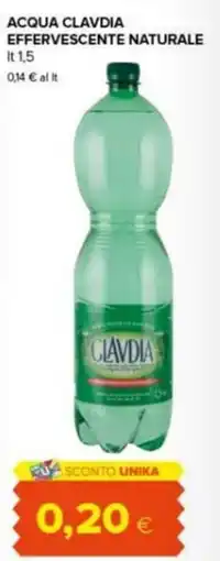 Tigre Amico Acqua Clavia effervescente naturale offerta