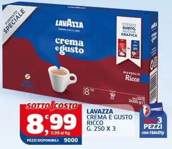 Lavazza crema e gusto ricco