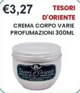 Caramico Tesori d'Oriente crema corpo aromatizzata offerta