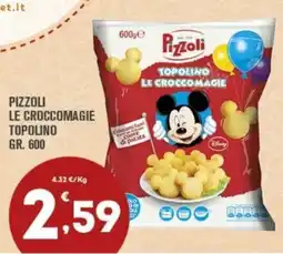 Punto é market Pizzoli le croccomagie topolino offerta