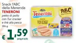 DiMeglio Teneroni snack petto di pollo e tuc cracker offerta