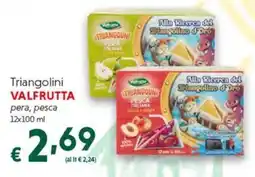 DiMeglio Triangolini Valfrutta pera, pesca offerta