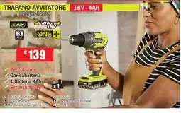 Centro Brico Trapano avvitatore Ryobi offerta