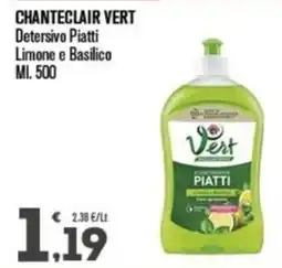 Punto é market Chanteclair Vert Detersivo Piatti Limone e Basilico offerta